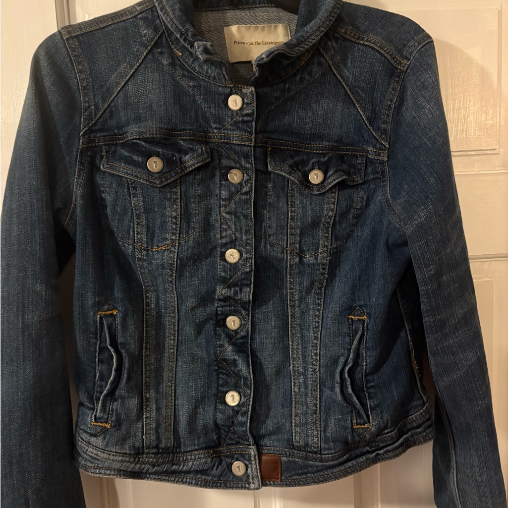Pilcro And The Letterpress Blue Denim Jacket